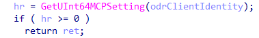 `GetUInt64McpSetting`