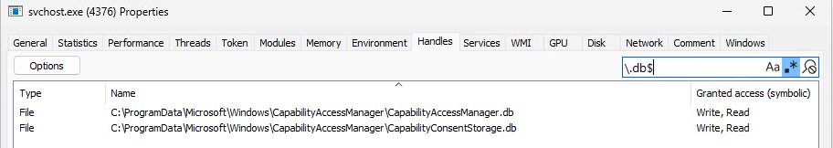 ODR database files