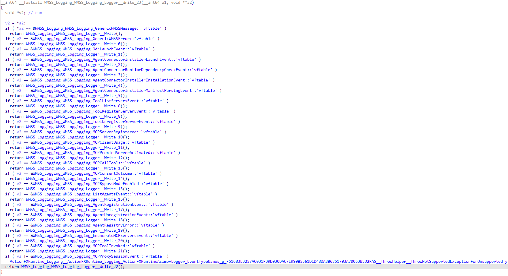 Other MCP-related ETW events.