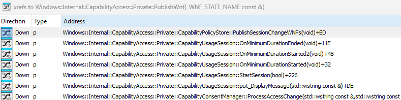 WNF ETW data